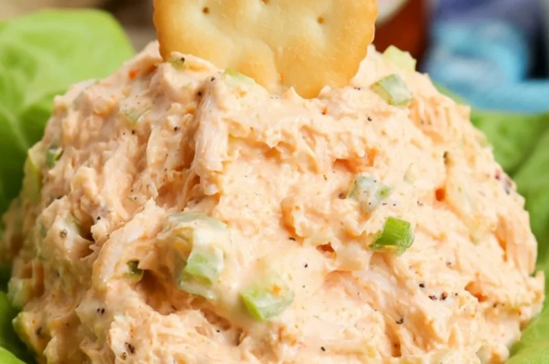 Delicious Copycat Chicken Salad Chick Buffalo Barclay recipe with buffalo flavor