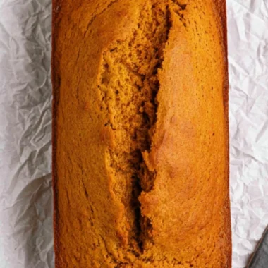 Deliciously moist cake mix pumpkin bread baked with warm spices.