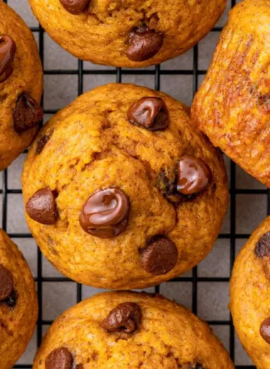 Delicious easy mini pumpkin muffins freshly baked and ready to enjoy