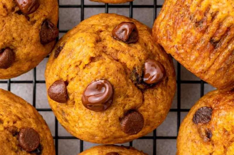 Delicious easy mini pumpkin muffins freshly baked and ready to enjoy