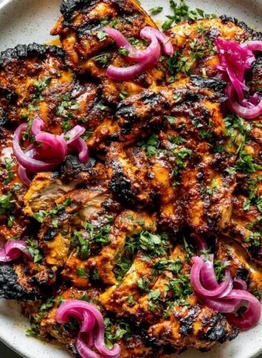 Delicious shawarma marinade ingredients ready for seasoning meat.