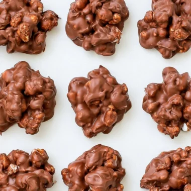 Delicious homemade Rocky Road Candy with chocolate, nuts, and marshmallows