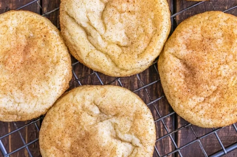 Classic snickerdoodles - soft and chewy cinnamon sugar cookies on a plate.